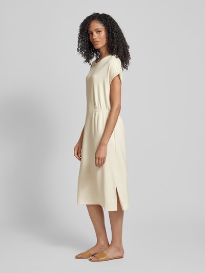 Soyaconcept Sukienka midi z krótkim rękawem model ‘Banu’ Złamany biały 1