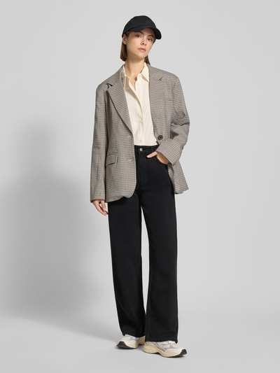 Marc O'Polo Denim Wide leg jeans van katoenmix, model TOMMA' Zwart - 1