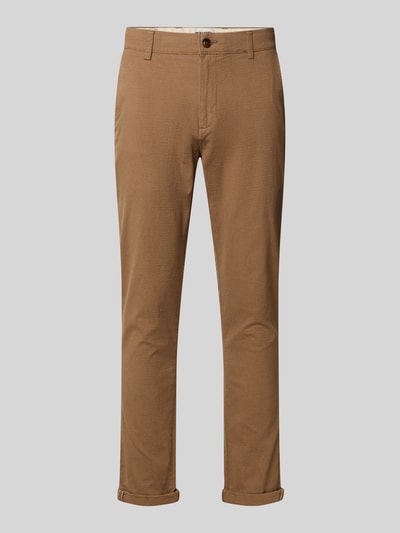 Jack & Jones Slim fit broek met steekzakken, model 'MARCO' Beige - 2
