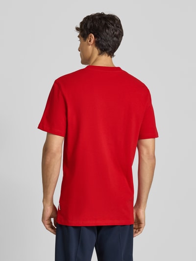 ARMEDANGELS Regular Fit T-Shirt aus reiner Baumwolle Modell 'MAARKOS' Rot 5