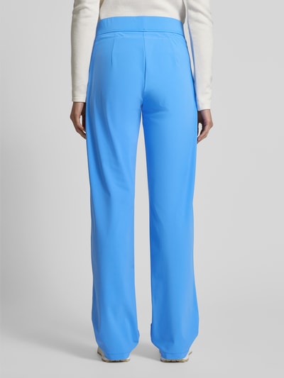 Raffaello Rossi Straight leg sweatpants met elastische band, model 'CANDICE' Oceaanblauw - 5