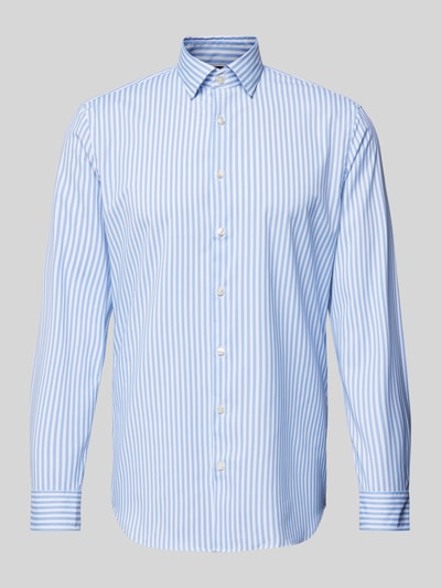 Jake*s Slim Fit Business-Hemd mit Kentkragen Bleu 2