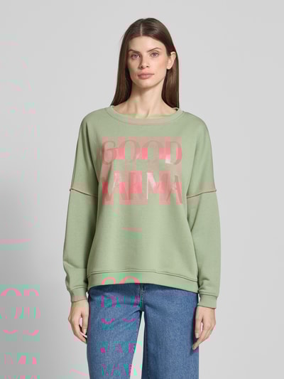 miss goodlife Oversized Sweatshirt mit Statement-Print Hellgruen 4
