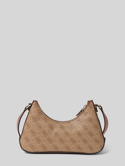 Guess Crossbodytas met labeldetail Lichtbruin - 4