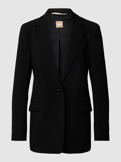 BOSS Black Women Blazer met reverskraag, model 'JOCALUA' Zwart - 2