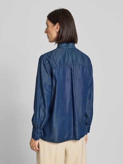 JOOP! Bluzka zakładana przez głowę z imitacji denimu model ‘ULLA’ Jeansowy niebieski 5