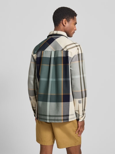 Barbour regular fit overhemdjack van puur katoen model 'ETTRICK' Olijfgroen - 5