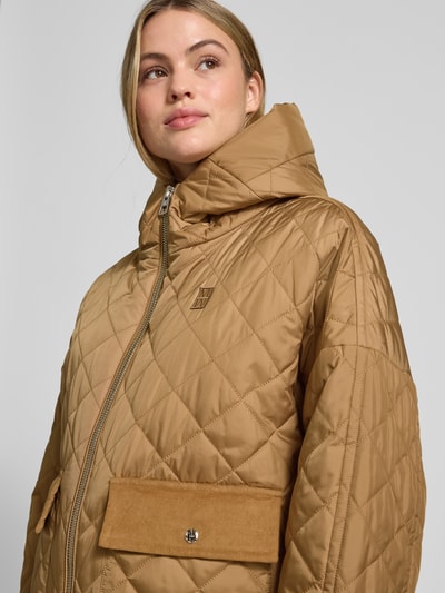 Marc O'Polo Oversized Steppjacke mit Kapuze Camel 3