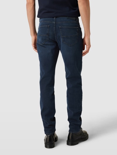 Brax Straight Fit Jeans mit 5-Pocket-Design Modell 'Cadiz' Blau Melange 5