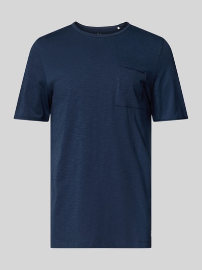 s.Oliver RED LABEL Regular Fit T-Shirt aus reiner Baumwolle Dunkelblau 2