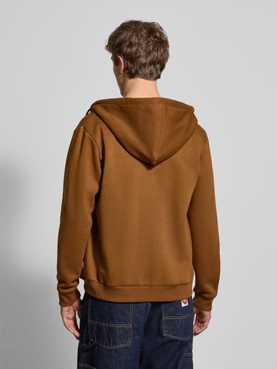 Jack & Jones Sweatjacke mit Kapuze Modell 'BRADLEY' Cognac 5