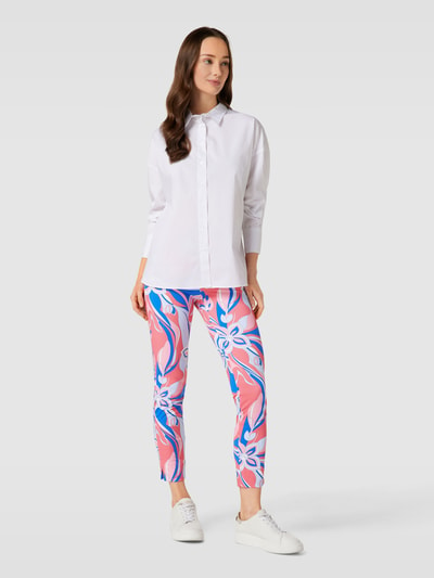 SEDUCTIVE Leggings mit Allover-Muster Modell 'SABRINA' Blau 1