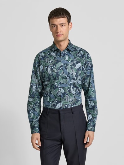 ETERNA Koszula biznesowa o kroju modern fit z listwą guzikową Zielony 4