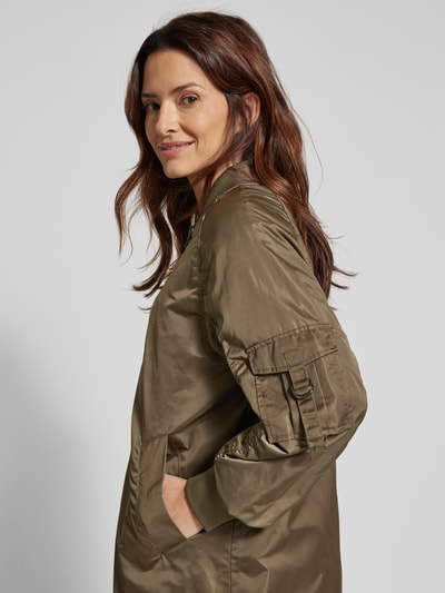 Beaumont Amsterdam Mantel mit Stehkragen Modell 'ALI' Khaki 3