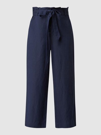 Superdry Culotte van linnen Donkerblauw - 2