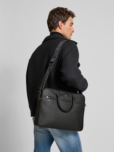 BOSS Handtasche mit Label-Prägung Modell 'Ray' Black 1