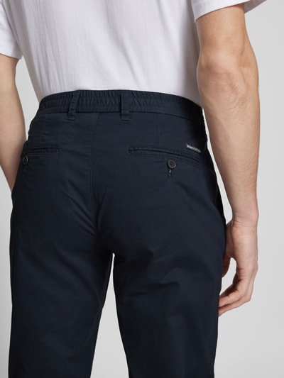 Marc O'Polo Tapered Fit Chino aus Papertouch-Baumwoll-Stretch-Qualität Model 'MOROT JOGGER' Marine 3