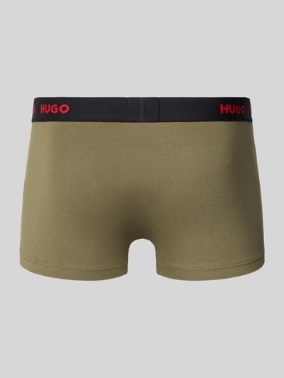 HUGO Trunks aus Baumwoll-Mix im 3er-Pack Oliv 3