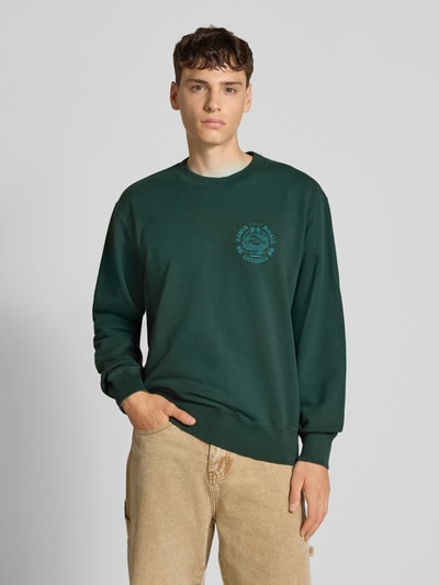 Edwin Sweatshirt met ronde hals Donkergroen - 5