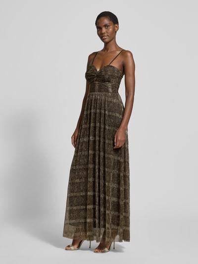 GUIDO MARIA KRETSCHMER WOMAN Abendkleid mit Nahtreißverschluss Modell 'Danielle' Gold 4