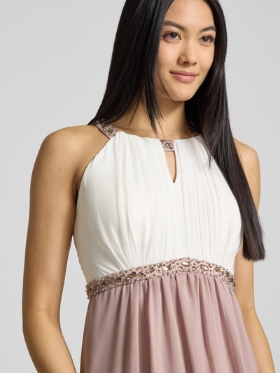 Jake*s Cocktail Cocktailkleid mit Ziersteinbesatz Mauve 3