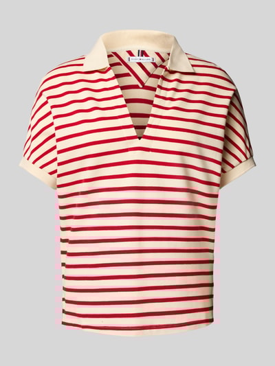 Tommy Hilfiger Relaxed Fit T-Shirt aus Lyocell-Mix Rot 2