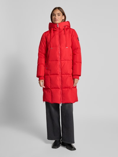 MOS MOSH Daunenmantel mit Kapuze Modell 'Nova' Rot 4