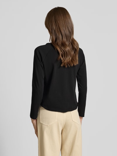 Smith and Soul Longsleeve mit Rundhalsausschnitt und Rollsaum Black 5