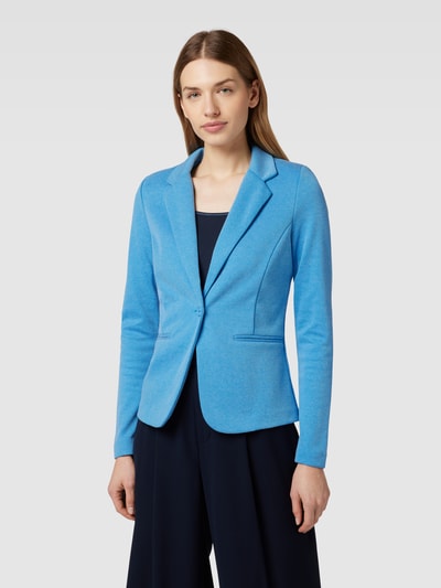 ICHI Blazer met reverskraag en structuurmotief, model 'KATE' Koningsblauw - 4