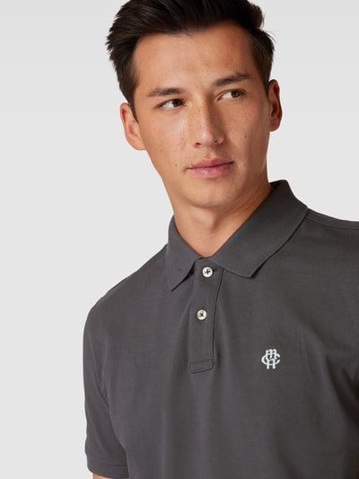 MCNEAL Poloshirt mit Logo-Stitching Dunkelgrau 3