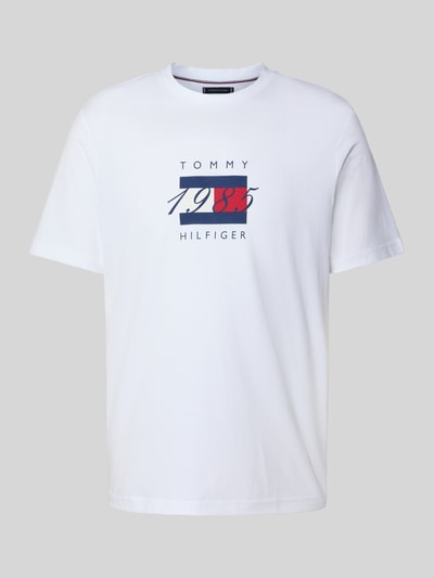 Tommy Hilfiger Regular Fit T-Shirt aus reiner Baumwolle Weiss 2
