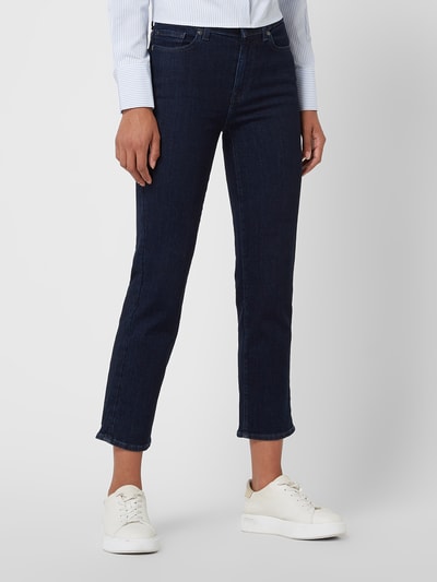 7 For All Mankind Straight Fit Jeans mit Stretch-Anteil Modell 'Soho' Marine 4