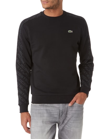 Lacoste Sweatshirt mit Kontrasteinsätzen  Black 3