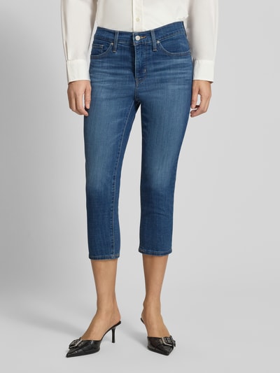 Levi's® 300 Skinny Fit Caprijeans aus Baumwoll-Mix Modell 311™ Dunkelblau 4