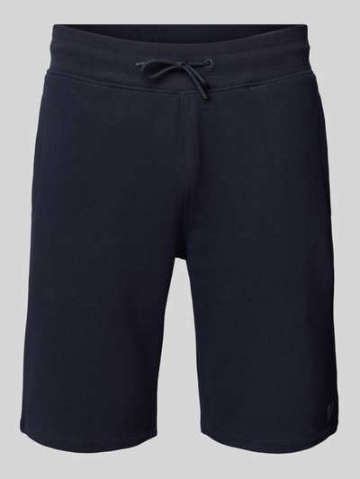 Guess Activewear Korte broek met elastische band en tunnelkoord, model 'ALDWIN' Marineblauw - 2