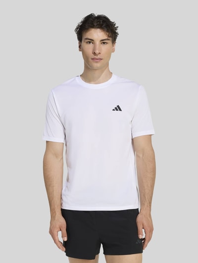 adidas Training Regular Fit Sport-T-Shirt mit Logo-Print Weiss 4