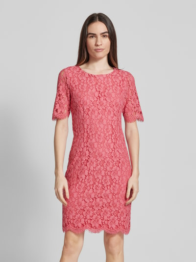 Christian Berg Woman Selection Knielanges Kleid mit Ausbrenner-Effekt Pink 4