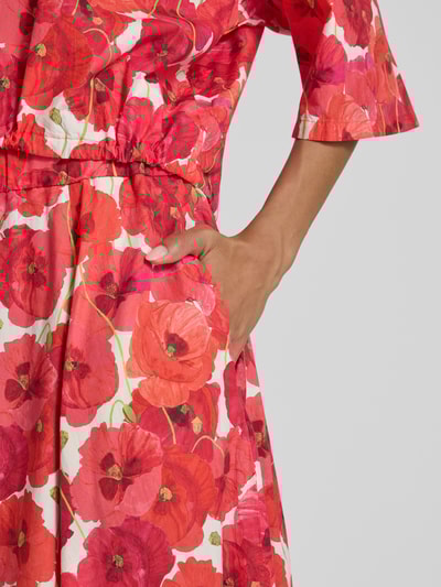 Drykorn Długa spódnica z elastycznym pasem model ‘QERIME’ Jasnoczerwony 3