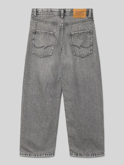 Produktfoto, szare Jeansy z bawełny relaxed fit z wpuszczanymi kieszeniami, Jeans mit Eingrifftaschen Modell 'ALEX' od JACK & JONES, szerokość w rozmiarze 140: 35 cm, długość wewnętrzna nogawki: 60 cm