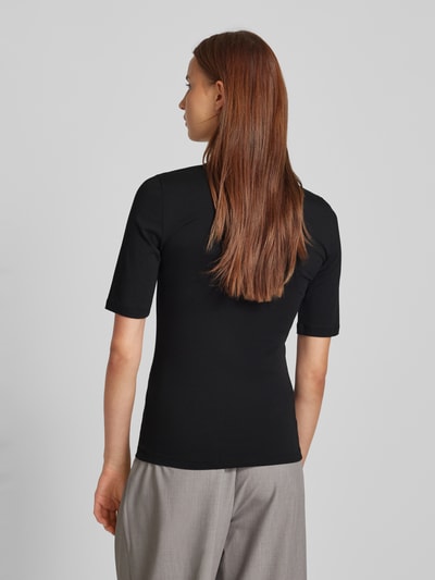 Calvin Klein Womenswear T-shirt z detalem z logo Czarny 5