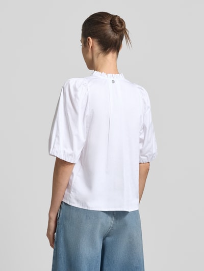 Rich & Royal bluzka o kroju regular fit z dekoltem w serek Biały 5