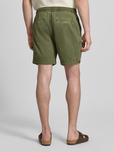 GANT Regular Fit Shorts mit elastischem Bund Modell 'SUNFADED' Oliv 5