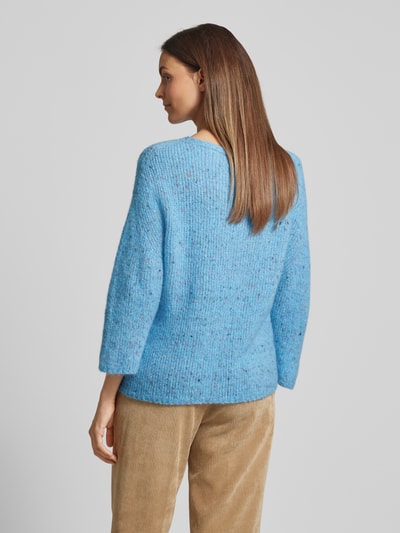 Rich & Royal Strickpullover mit Rundhalsausschnitt Hellblau 5