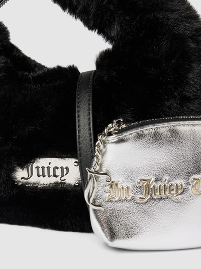 Juicy Couture Handtasche mit abnehmbarem Zipper-Täschchen Modell 'BERRY' Black 3