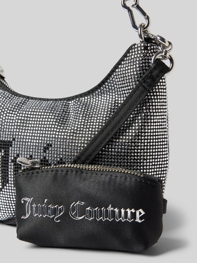 Juicy Couture Torba hobo z obszyciem kamieniami stras model ‘HAZEL’ Czarny 2