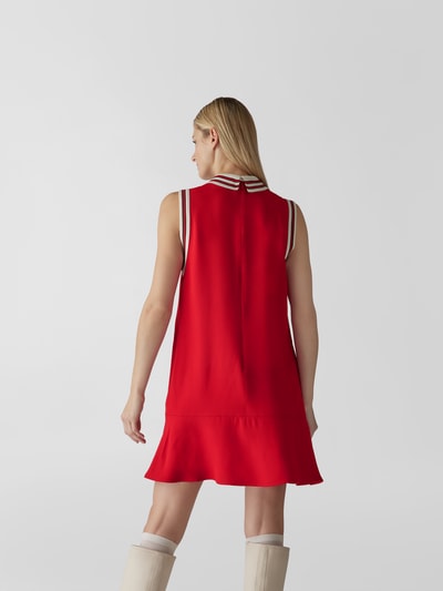 RED Valentino Minikleid mit Volantsaum Rot 5