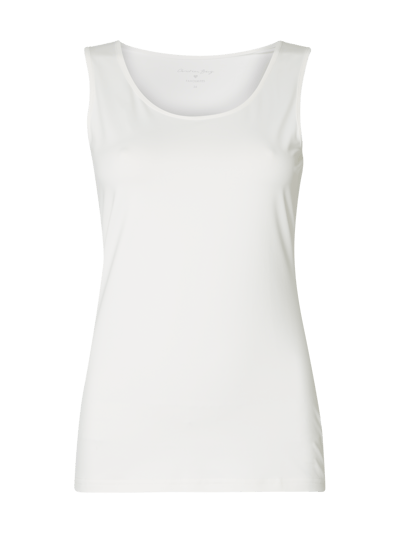 Christian Berg Woman Top mit Rundhalsausschnitt  Offwhite 1