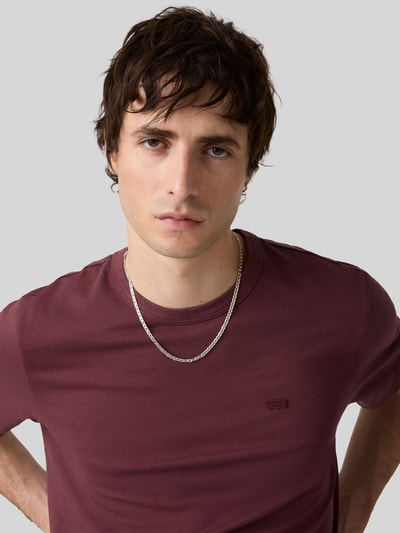Levi's® męski t-shirt o kroju regular fit z czystej bawełny Ciemnoczerwony 3