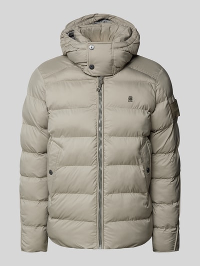 G-Star Raw Gewatteerd jack met logoprint, model 'Whistler' Beige - 2