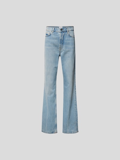Anine Bing Jeans mit Label-Patch Hellblau 2